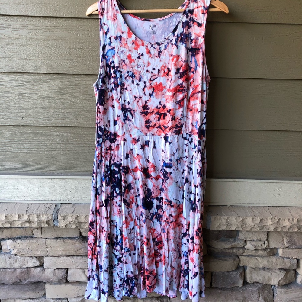 Tie dye skater dress